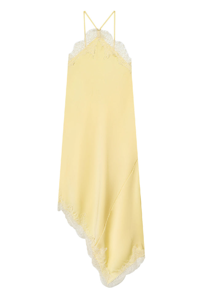 Sunlit Lace Halter Midi Dress Hover Image