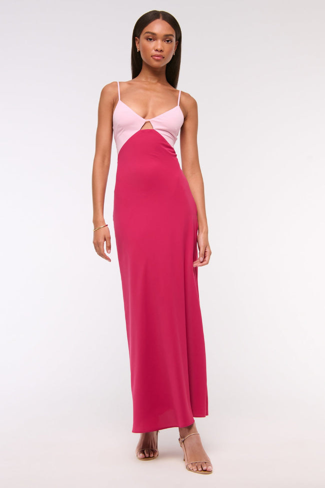 Blush Pink Maxi Dress Hover Image