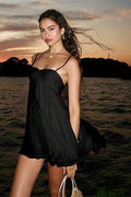 Noir Babydoll Mini Dress