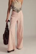 Pink Wide Leg Jeans