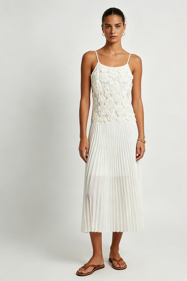 Petal Grace Midi Dress Hover Image