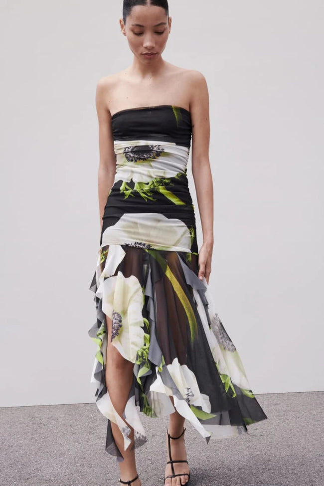 Floral Muse Midi Dress Main Image
