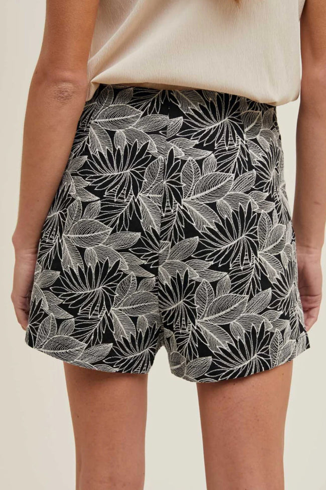Leaf Embroidered Skort Main Image
