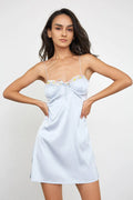 Bluebell Lace Mini Dress