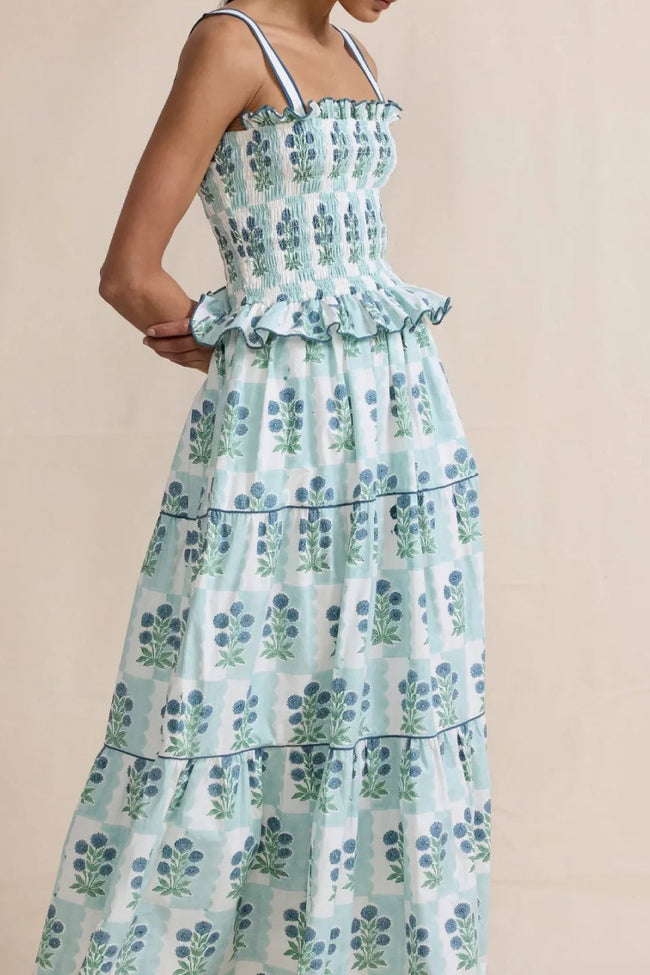 Blue Meadow Maxi Dress Hover Image