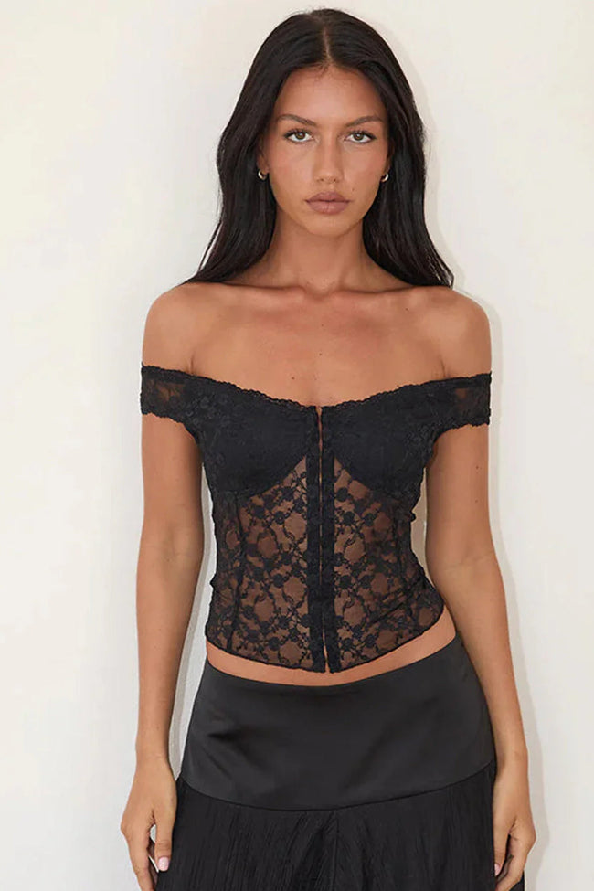 Midnight Lace Corset Main Image