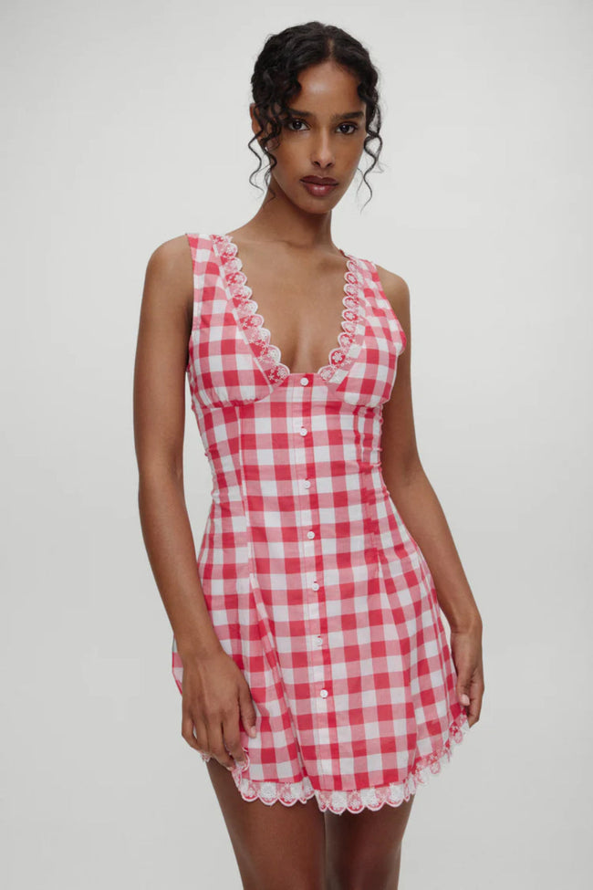 Country Picnic Mini Dress Hover Image