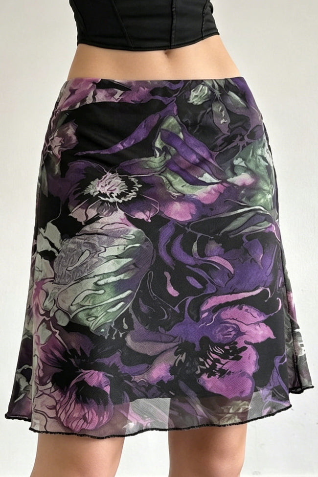 Midnight Orchid Skirt Hover Image