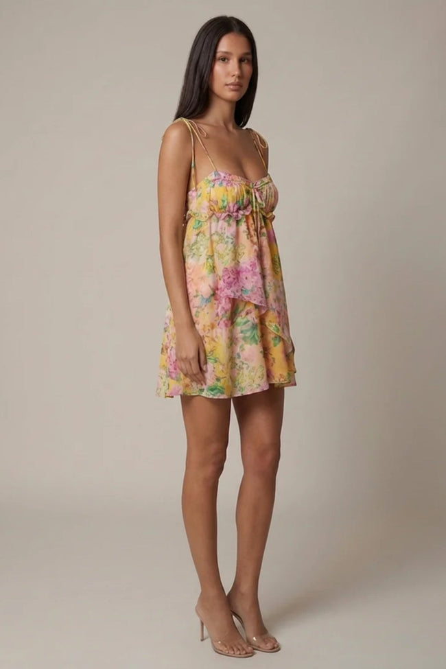 Butter Blossom Mini Dress Main Image
