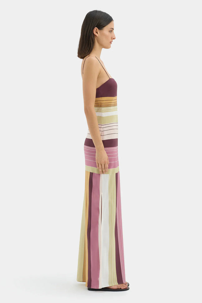 Retro Riviera Maxi Dress Main Image
