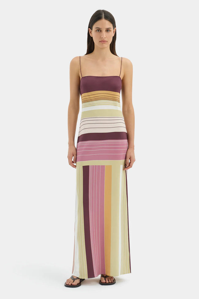 Retro Riviera Maxi Dress Hover Image