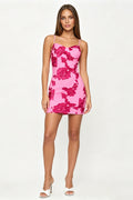 Rosé Petal Mini Dress