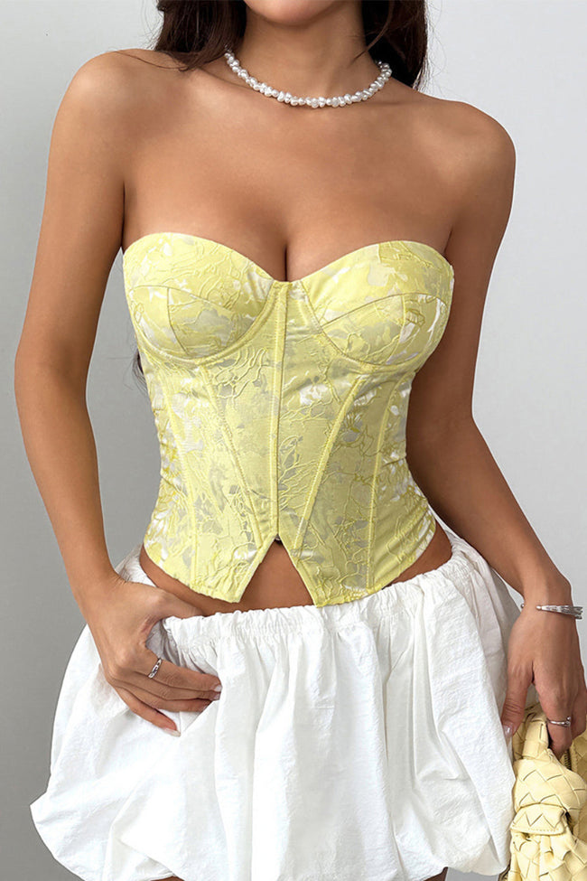 Lemon Bloom Corset Hover Image